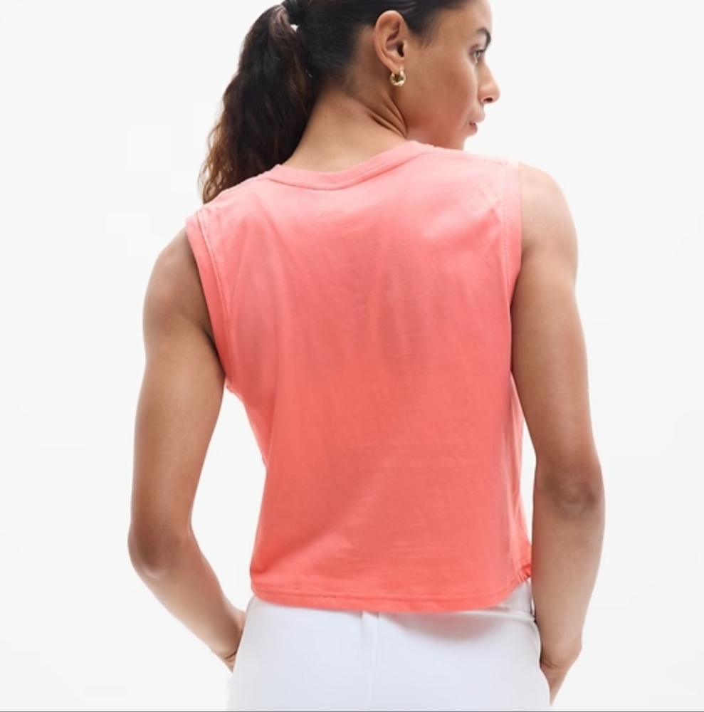 Athleta True Cotton Cropped Tank - Picture 2 of 6